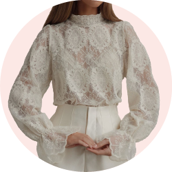 Топы для дам с кружевом