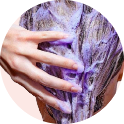 Фиолетовый шампунь